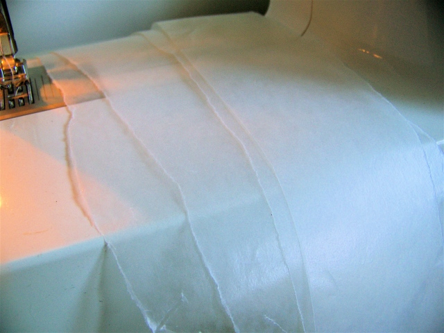 wax paper strips